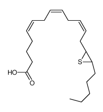 (5E,8E,11E)-13-[(3S)-3-pentylthiiran-2-yl]trideca-5,8,11-trienoic acid Structure