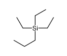 triethyl(propyl)silane结构式