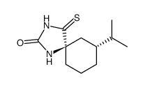 (+-)-7t-isopropyl-4-thioxo-(5rN1)-1,3-diaza-spiro[4.5]decan-2-one结构式
