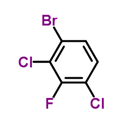 1-Bromo-2,4-dichloro-3-fluorobenzene Structure