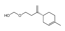 [3-((R)-4-methyl-cyclohex-3-enyl)-but-3-enyloxy]-methanol结构式