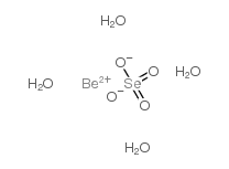 Beryllium selenate tetrahydrate.结构式