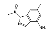 1-(4-amino-6-methyl-1H-indazol-1-yl)ethanone Structure