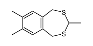 3,7,8-trimethyl-1,5-dihydro-2,4-benzodithiepine Structure