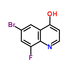6-溴-8-氟-1H-喹啉-4-酮结构式