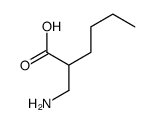 2-(aminomethyl)hexanoic acid结构式