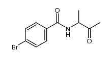 4-bromo-N-(3-oxobutan-2-yl)benzamide Structure