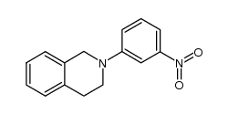 2-(3-nitrophenyl)-1,2,3,4-tetrahydroisoquinoline结构式