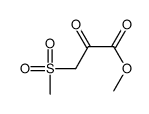 methyl 3-methylsulfonyl-2-oxopropanoate Structure