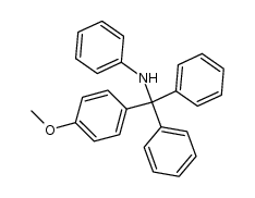 N-4-methoxytritylaniline Structure