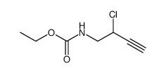 Carbamic acid,(2-chloro-3-butynyl)-,ethyl ester (9CI) Structure