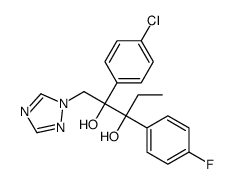 (2R,3R)-2-(4-chlorophenyl)-3-(4-fluorophenyl)-1-(1,2,4-triazol-1-yl)pentane-2,3-diol结构式