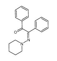 (Z)-1,2-diphenyl-2-(piperidin-1-ylimino)ethanone结构式