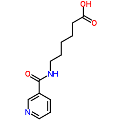 6-[(PYRIDINE-3-CARBONYL)-AMINO]-HEXANOIC ACID结构式