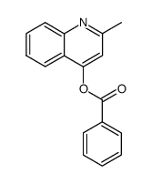 2-methylquinolin-4-yl benzoate Structure