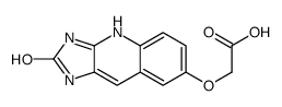 2-[(2-oxo-1,3-dihydroimidazo[4,5-b]quinolin-7-yl)oxy]acetic acid结构式