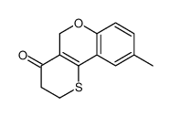 9-methyl-3,5-dihydro-2H-thiopyrano[3,2-c]chromen-4-one Structure