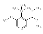 3-(Dimethoxymethyl)-5-methoxy-4-(trimethylsilyl)pyridine Structure