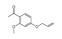 1-(4-allyloxy-2-methoxy-phenyl)-ethanone Structure