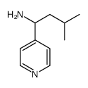 3-甲基-1-(4-吡啶)-1-丁胺结构式