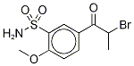 2-BROMO-1-(4'-METHOXY-3'-SULFONAMIDOPHENYL)-1-PROPANONE-METHYL-D3 Structure