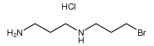 N-(3-bromopropyl)-1,3-diaminopropane dihydrochloride结构式