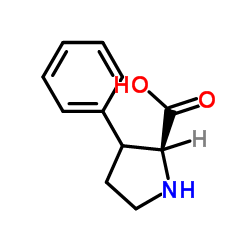 3-苯基-L-脯氨酸结构式