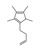 1-but-3-enyl-2,3,4,5-tetramethylcyclopenta-1,3-diene Structure