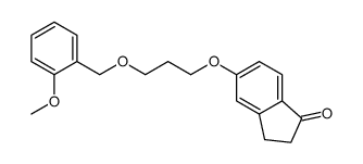 5-{3-[(2-Methoxybenzyl)oxy]propoxy}-1-indanone结构式