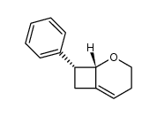 (6α,6aβ)-3,5,6,6a-Tetrahydro-6-phenyl-2H-cyclobuta[b]pyran结构式