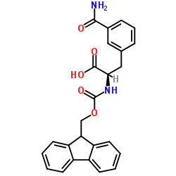 Fmoc-D-3-Carbamoylphe structure