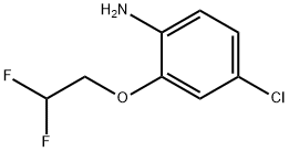 4-chloro-2-(2,2-difluoroethoxy)aniline结构式