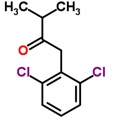1-(2,6-Dichlorophenyl)-3-methyl-2-butanone Structure