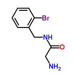 N-(2-Bromobenzyl)glycinamide结构式