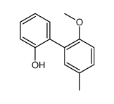 2-(2-methoxy-5-methylphenyl)phenol结构式
