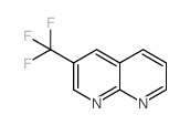 3-(三氟甲基)-1,8-萘啶结构式