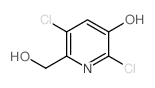 2,5-二氯-6-(羟基甲基)吡啶-3-醇结构式