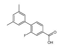 4-(3,5-dimethylphenyl)-3-fluorobenzoic acid结构式