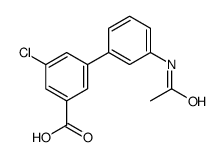 3-(3-acetamidophenyl)-5-chlorobenzoic acid结构式