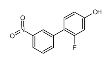 3-fluoro-4-(3-nitrophenyl)phenol Structure