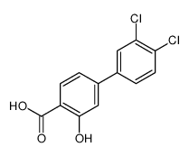 4-(3,4-dichlorophenyl)-2-hydroxybenzoic acid Structure