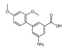 3-amino-5-(2,4-dimethoxyphenyl)benzoic acid Structure