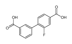 4-(3-carboxyphenyl)-3-fluorobenzoic acid Structure