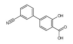 4-(3-cyanophenyl)-2-hydroxybenzoic acid结构式