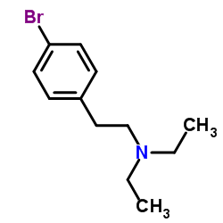 2-(4-Bromophenyl)-N,N-diethylethanamine structure