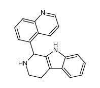 1-(quinolin-5-yl)-1,2,3,4-tetrahydro-β-carboline结构式