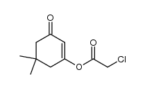 3-chloroacetoxy-5,5-dimethyl-2-cyclohexen-1-one结构式