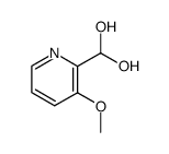 (3-methoxypyridin-2-yl)methanediol Structure