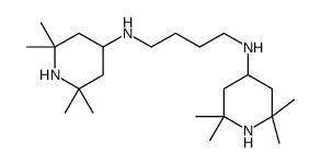 N,N'-bis(2,2,6,6-tetramethylpiperidin-4-yl)butane-1,4-diamine结构式