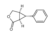 (1α,5α)-6β-phenyl-3-oxabicyclo[3.1.0]hexan-2-one Structure